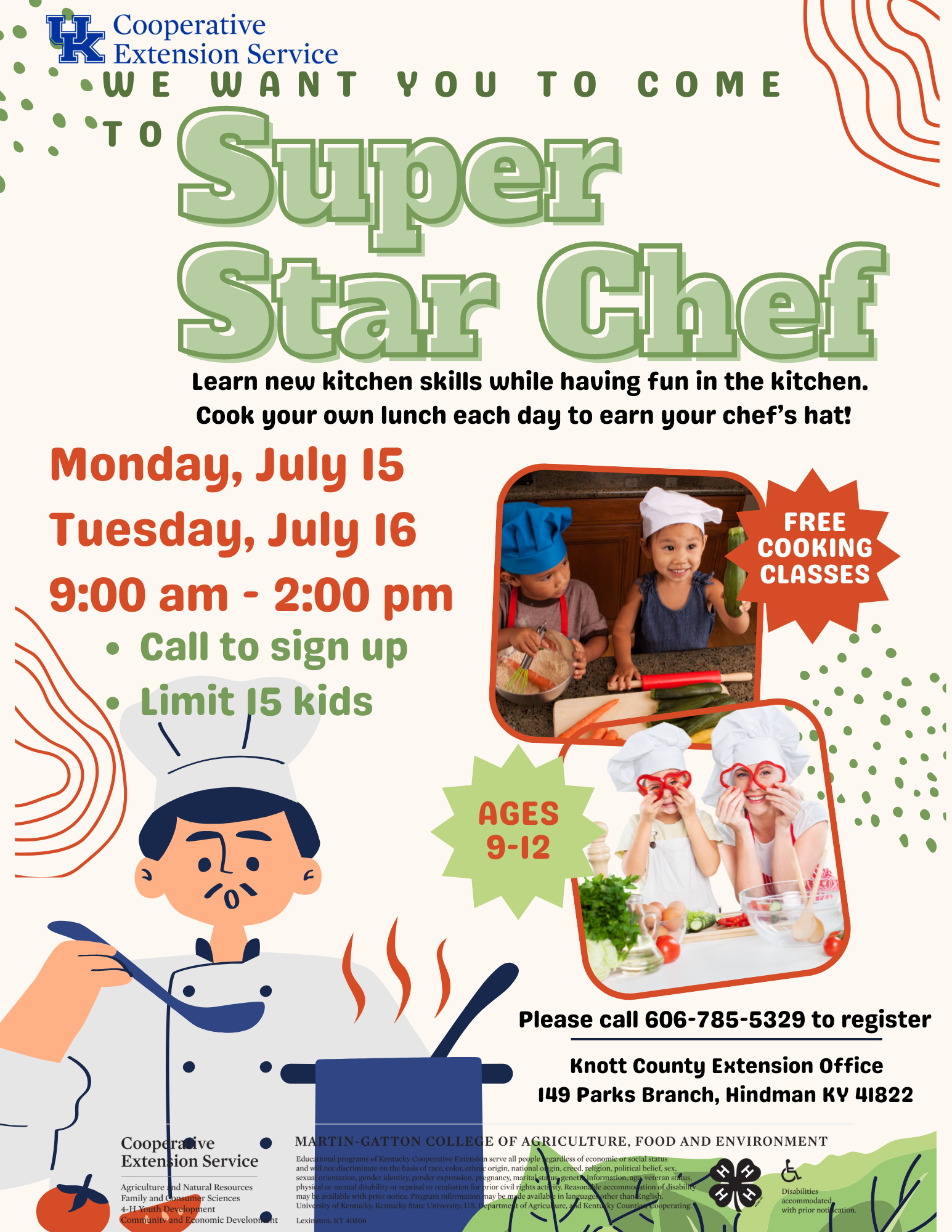 Super Star Chef flyer